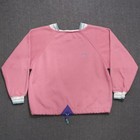 Vtg 80s Puma Sweatshirt Womens Size Medium Workout Pink Blue Drawstring Short