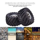 4pcs 135mm Tyre Rubber Tire Wheel For 1 10 Rc Hsp Monster Truck Model Spare Part