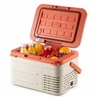 Portable 12v Car Refrigerator  11qt Electric Cooler -4    To 68     Travel   Camping