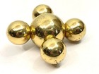 Ovi Set Of Sputnik Cluster Finials balls Hollywood Regency Accent Table Mcm