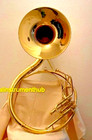 Sousaphone Horn 16 bell Size Golden Polish Made Of Pure Brass case Box free Ship