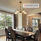 5-light Vintage Chandelier For Dining Room  Brass Antique Victorian Chandelier W