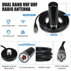 3 Inch Vehicle Mobile Ham Radio Antenna Dual Band Vhf Uhf 136-174mhz 400-470m   