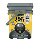 Purina Tidy Cats 4-in-1 Clumping Cat Litter  Odor Control  Low Dust  35 Lb  Pail