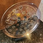  Mid Century Modern Dorothy Thorpe Glama Glass Atomic Starburst Platter Tray