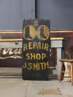 Antique Shoe Repair Sign  Large Boot Shop Sign  Shoe Shop Sign  Trade Sign