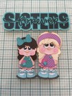 Sisters Forever Set Memories Premade Paperpiecing Scrapbook Diecut 3d