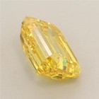 Certified 5 20 Carat Natural Yellow Diamond Emerald Cut Loose Vvs1  12 Mm