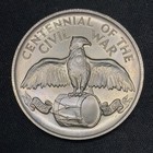 1965 Appomattox Centennial Silver So-called Half Dollar 50c - Heraldic Art Medal