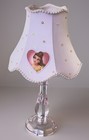 Disney Princess Bedside Lamp Pink Belle Cinderella Aurora Girls Room Decor