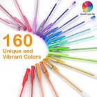 320 Pack Gel Pens Set 160 Colors Gel Pen With 160 Refills For Adult Coloring    