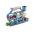 Mattel Hot Wheels City Turbo Jet Car Wash Track Machine Set  Kids Toy