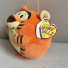 Ty Beanie Ballz Tigger Winnie The Pooh Plush 5  Round Stuffed Animal New