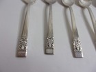 8-vintage Community Coronation Teaspoons Silverplated