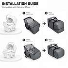 Travel Bag Compatible With Uppababy Aria   Mesa Infant Car Seats