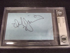 Neil Diamond Signed Autograph Cut Encapsulation Auto Card Beckett Large Slab