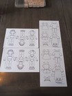 1999 Stampin    Up  Paper Dolls Stamp Kit Incomplete