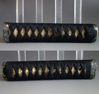 Tsuka Handle Hilt Sakura River Fuchi Kashira Crane Menuki Sword Fitting Tsuba