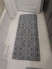 Safavieh Cambridge Collection Runner Rug - 2f X 5f  60 x24    Ivory   Navy  Hand
