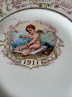 1911 Calendar Advertising Plate With Cherub  S D Myers Madison Wi