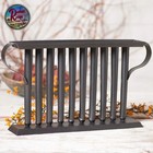  vintage Style Reproduction 10 Tube Candle Mold Smokey Black