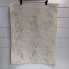 Vintage Nursery Rhyme Character Embroidered Blanket Tapestry 28x21 Handmade