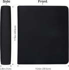 2000 Card Binder 16 Pocket D-ring Album With Black Pages For Trading Card Game