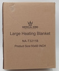 Medical King Heated Blanket Machine Washable Extremely Soft   Comfortable