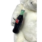 Vtg Coca Cola Waving Polar Bear Coke Bottle Stuffed Animal Plush Hang Tag 90s