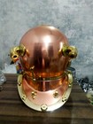 Vintage Brass   Copper Deep Sea Diving Helmet Nautical Decorative Collectible