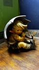 Beautiful Goebel Hummel Vintage Figurines  Umbrella Boy And Girl Set 