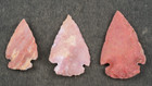 3 Colorful 1 1  To 1 5 Flint Arrowhead Spearhead Point Knife Blade  I-410