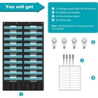 20 Pockets Hanging Wall File Organize Mail Organiser Storage Rack Space Saving