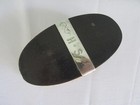 Antique Clothes Brush Ebony Sterling Silver Sh Monogram Dressing Table Dresser