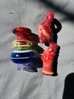                 combo Heady Pendant pivot Top Spinner Cfl Reactive Signed Rone Glass    
