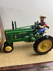 Vintage Franklin Mint Tin John Deere Model  b  Tractor New In Box