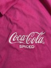 Coca-cola Spiced Pink Polo Shirt Short Sleeve Size Xl Made In Usa