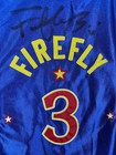 Harlem Globetrotters Autographed Basketball Jersey Mens Small  3 Firefly Blue