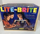 Vintage Original 1967  lite Brite  Hasbro Toy Light Bright W  Original Box Pegs 