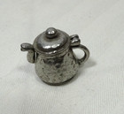 Vintage Thimble Metal Teapot Shaped Unique Collectible