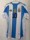 Messi Argentina 2024 Home Soccer Jersey - Messi Signature- Size Xl