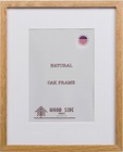 Oak Wood Picture Frames - Natural Solid Wood Glass Photo Frames Wall Tabletop