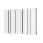 Modern Wall Mount Heater Hydronic Water Double Wall  13 Panel White