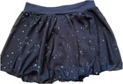 Toddler Girls Capezio Size T Black Sequin Dance Skirt Gymnastics Leotard Ballet