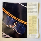 1995 Acura Nsx-t Dealer Sales Brochure Poster Sheet Red Nsx Rare Oem