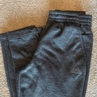 Nwot Adidas Men s Team Issue Fleece Lined Tapered Leg Dark Gray Pants  Small