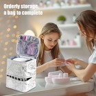 Nail Polish Bag Nail Organizers Storage Bag With Double Layer Design Fun