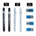 Asr Federal 4pc Warm And White Light Emt Diagnostic Pen Light With Pupil Gauge