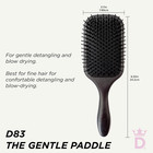 Denman Gentle Paddle Hairbrush For Comfortable Detangling  Blowdrying And Stylin