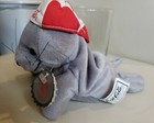 Coca Cola Gray Seal In Baseball Cap Bean Bag Plush 1997 W  All Tags In Glass